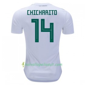 Jalkapallo Pelipaidat Meksiko Chicharito 14 World Cup 2018 Vieraspaita